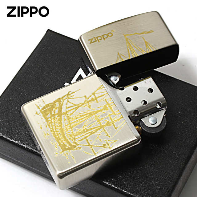 Zippo ジッポー 帆船 ハンセン ニッケルサテン ＃NS メール便可｜Zippo