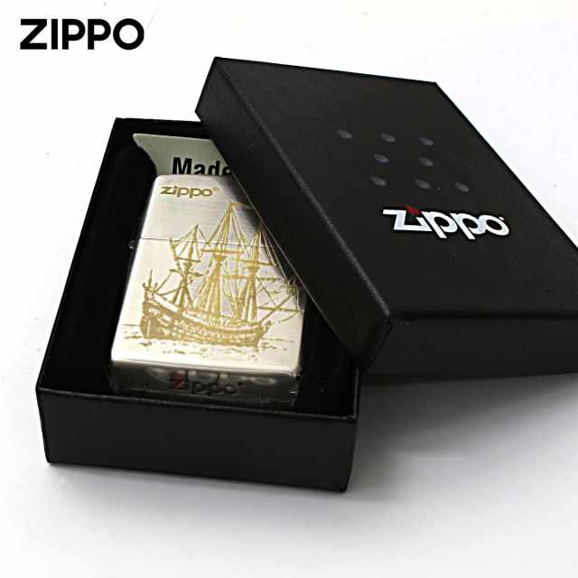 Zippo ジッポー 帆船 ハンセン ニッケルサテン ＃NS メール便可｜Zippo