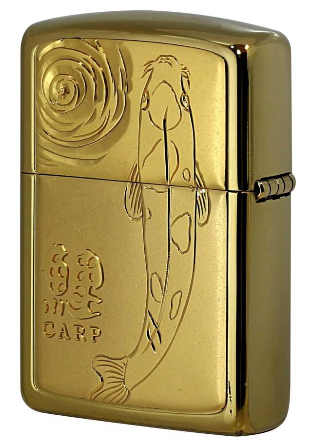 Zippo ジッポー ARMOR アーマー GOLD TITANIUM COATING BODY 鯉W