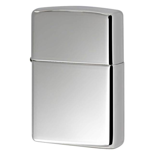 Zippo ジッポー 無地 シルバー 鏡面 ハイポリッシュクローム High Polish Chrome  No.250 メール便可