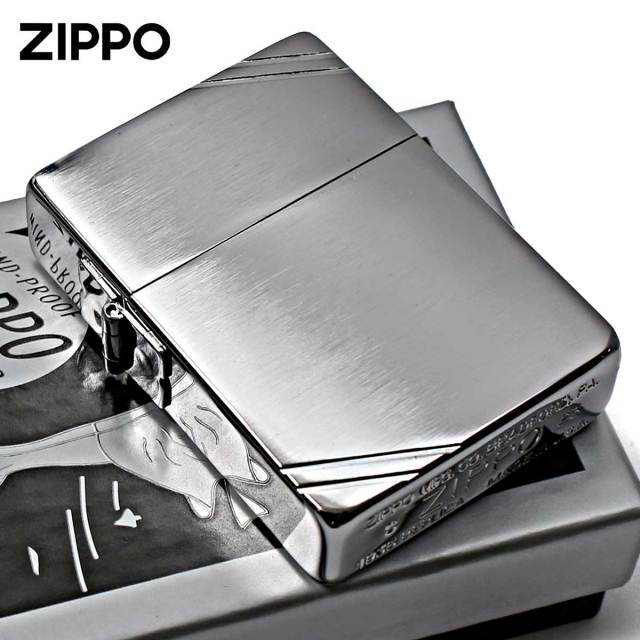 Zippo ジッポー 1935レプリカ 無地 シルバー つや消しブラッシュ