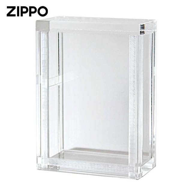 Zippo ジッポー ディスプレイケース アクリルブロック コレクターズアイテム 観賞用 保管用 1個収納 メール便可