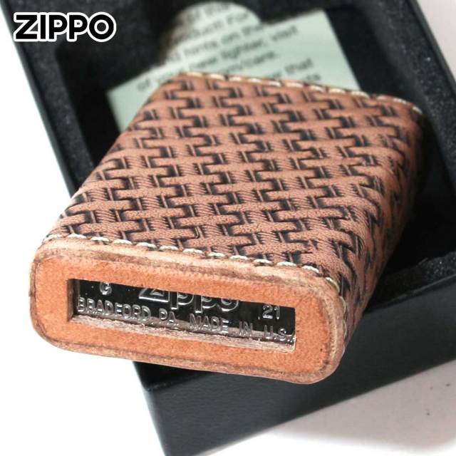 Zippo ジッポー 革巻き レザー ワークス カオス Leather Works CHAOS