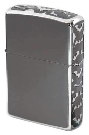 Zippo ジッポー 3E-BATS （B）GUNMETAL＆Sv メール便可