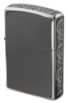Zippo ジッポー 3E-ARABESQUE （B）GUNMETAL＆Sv
