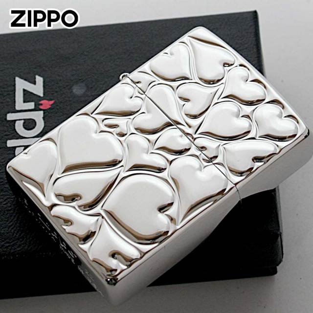 Zippo ジッポー ハート ダイアノシルバー FILL LOVE A｜Zippo専門店