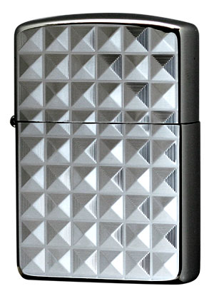 Zippo ジッポー Binary Form Pyramid （B）クロームブラック