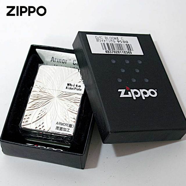 Zippo ジッポー アーマー ダイヤモンドカット ホワイトニッケル