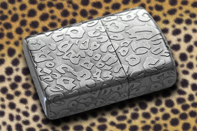 Zippo ジッポー アンティーク LEOPARD（B）Silver｜Zippo専門店