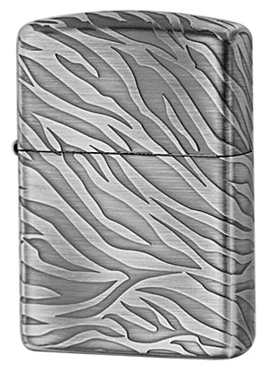Zippo ジッポー アンティーク TIGER（B）Silver