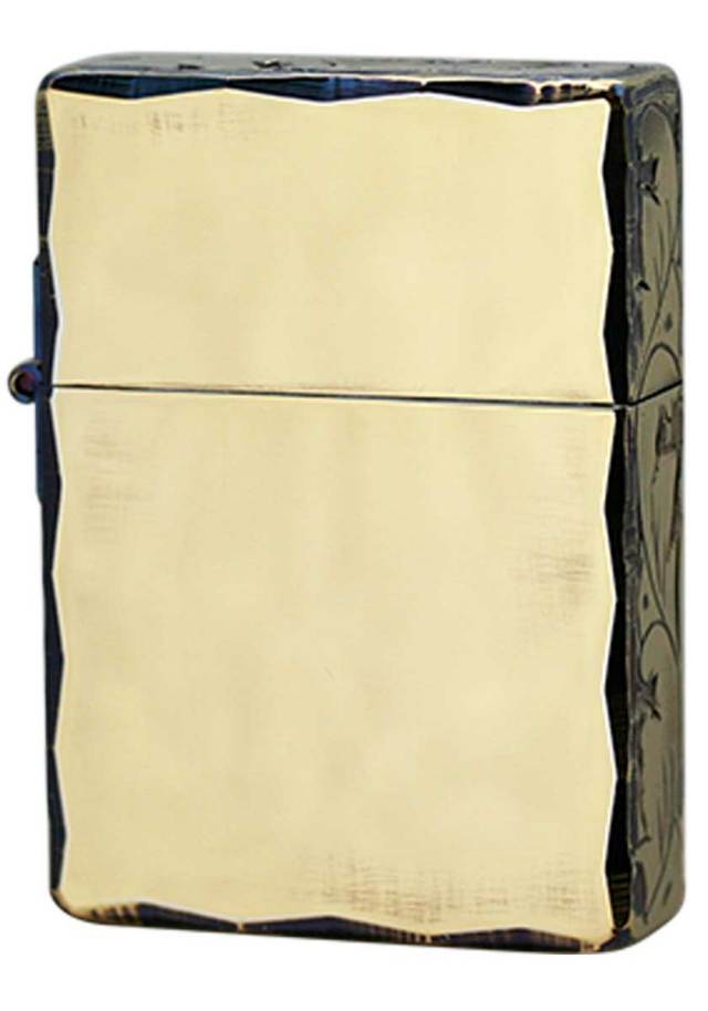 Zippo ジッポー 在庫限り Three Hand Cut 3面手彫り 1935-3H C2 Brass Oxidized