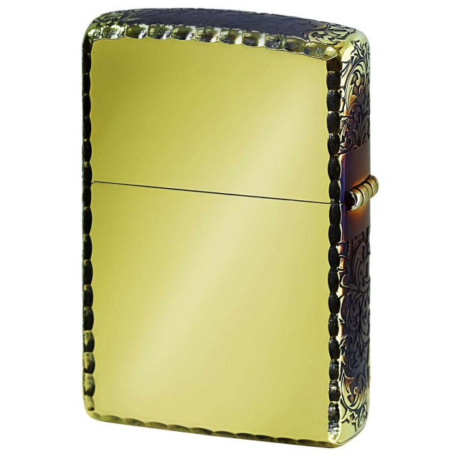 Zippo ジッポー サイドアラベスク 唐草 3面 コーナーリューター