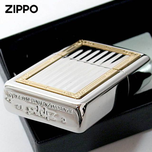 Zippo ジッポー アーマー ゴールドプレートフレーム ダイアノ