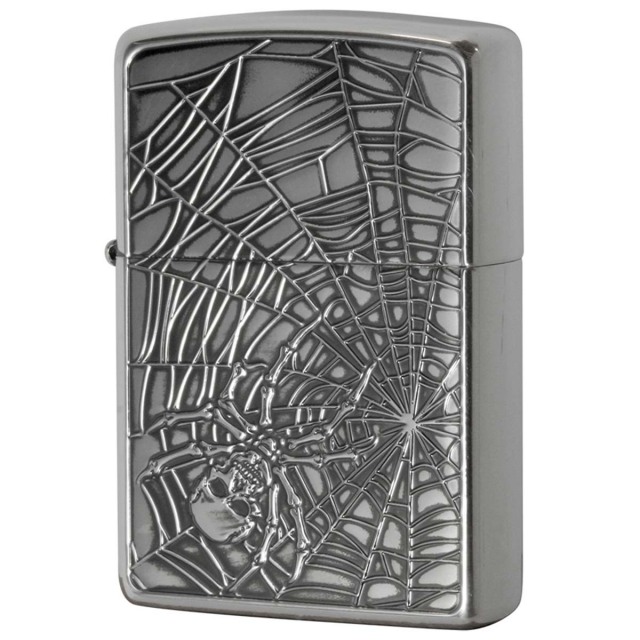 Zippo ジッポー スカル スパイダー ドクロ 骸骨 蜘蛛 Skull Spider SO メール便可