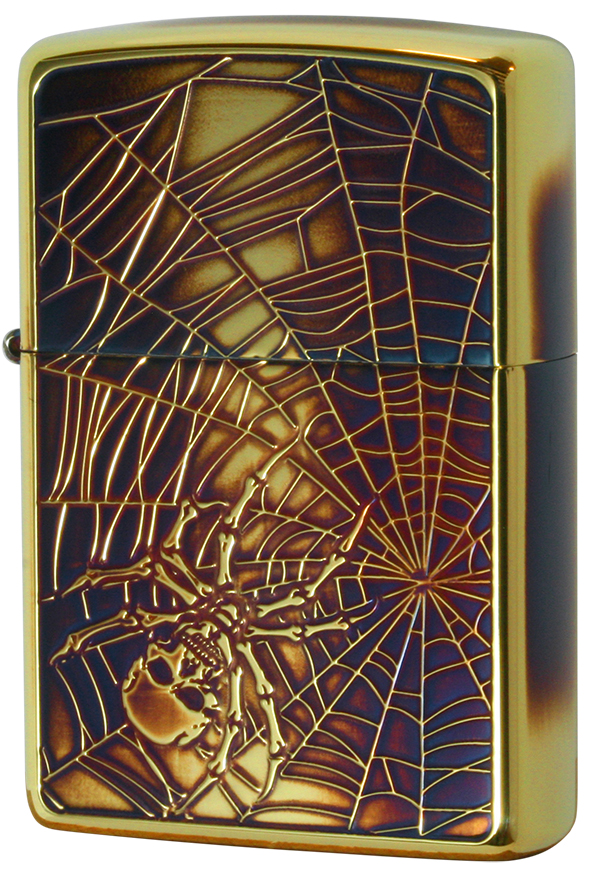 Zippo ジッポー Skull Spider スカルスパイダー BO メール便可