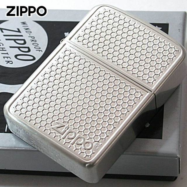 Zippo ジッポー 1941レプリカ グリルメッシュ ニッケルサテン
