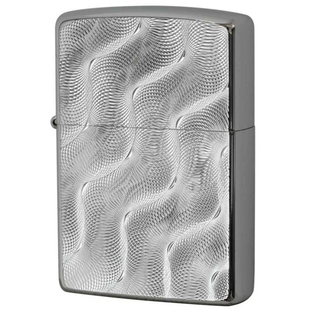 Zippo ジッポー ダイアモンドカット プラチナコーティング 両面加工 Diamond Cut I メール便可