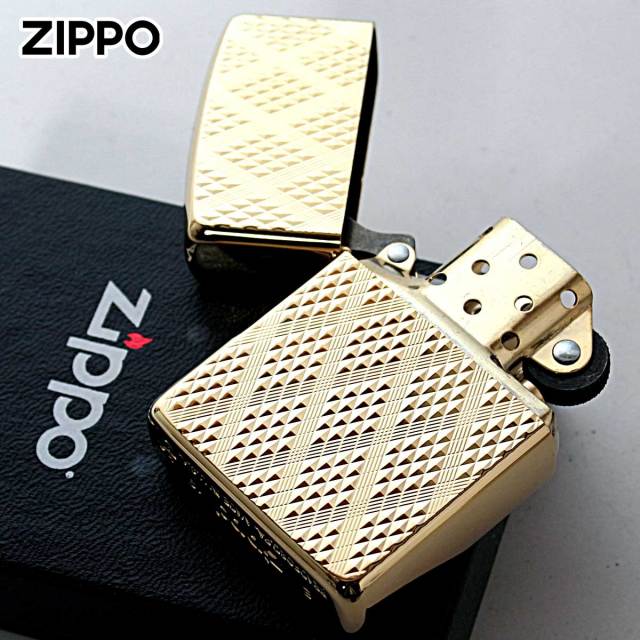 Zippo ジッポー アーマー ディアマンテ ダイアモンド彫刻 金メッキ