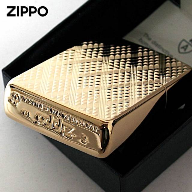 Zippo ジッポー アーマー ディアマンテ ダイアモンド彫刻 金メッキ