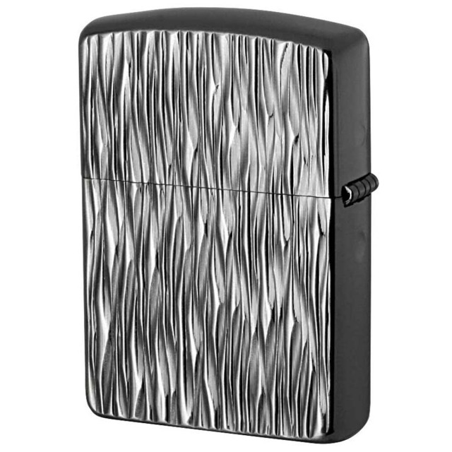 Zippo ジッポー アーマー ヒートヘイズ シルバー ブラック 両面加工