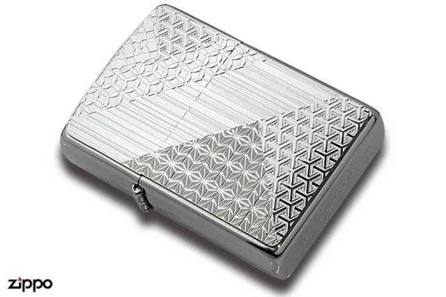 Zippo ジッポー Metal Plate 真鍮板メタルプレート 2MP-組木模様