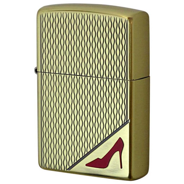 Zippo ジッポー レッドハイヒール 両面彫刻 ブラスいぶし RED High heels Brass Oxidized BO