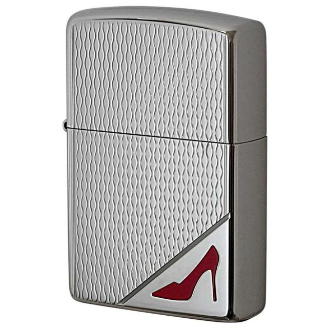Zippo ジッポー レッドハイヒール 両面彫刻 ニッケルいぶし RED High heels Nickel Oxidized NO