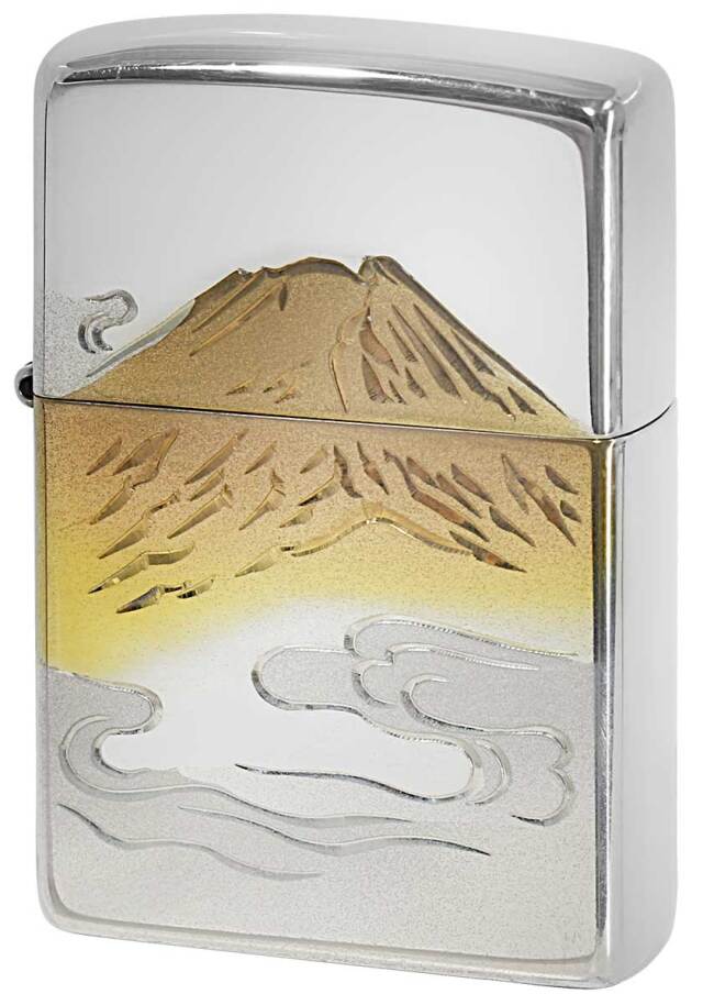 Zippo ジッポー スターリングシルバー 純銀 No.15 赤富士