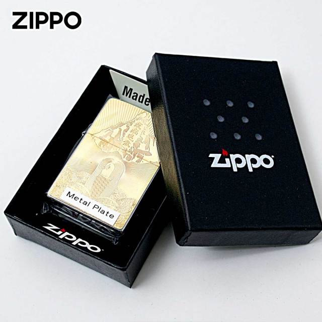 Zippo ジッポー アマビエ ゴールド ＃200 ゴールドプレート 両面加工