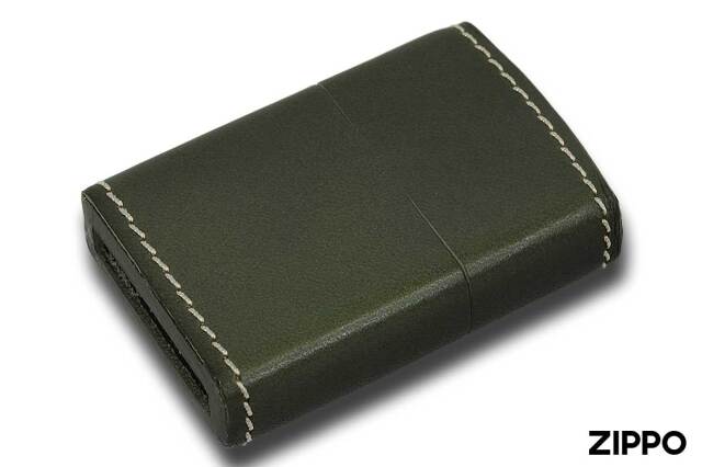 Zippo ジッポー 革巻き リゾンテ グリーン｜Zippo専門店フラミンゴ：本店