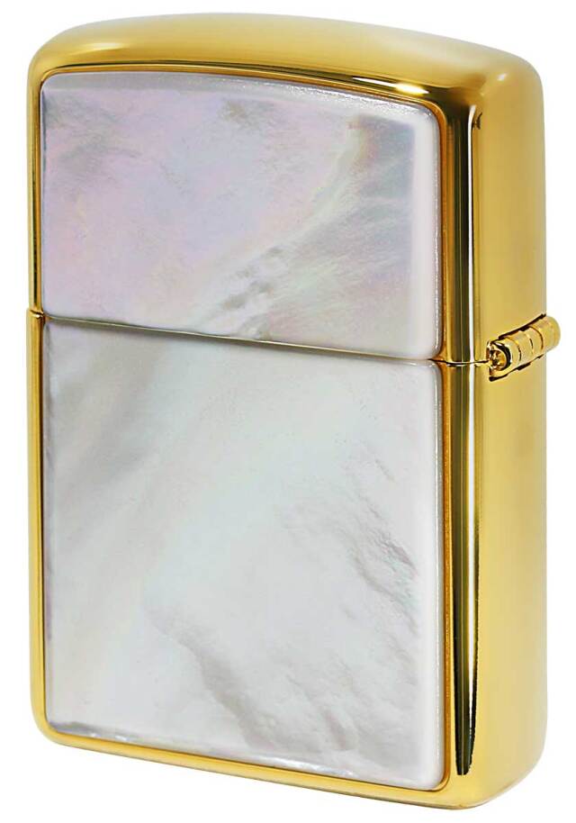 Zippo ジッポー ARMOR アーマー Mother of Pearl SOLID MoP 白蝶