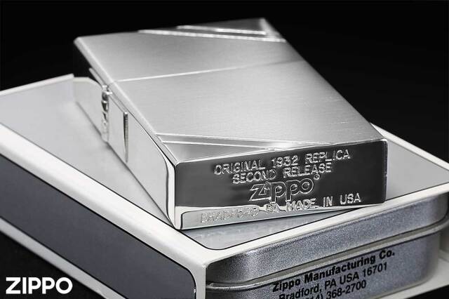 Zippo ジッポー 1932レプリカ セカンドリリース ダイアゴナルカット  