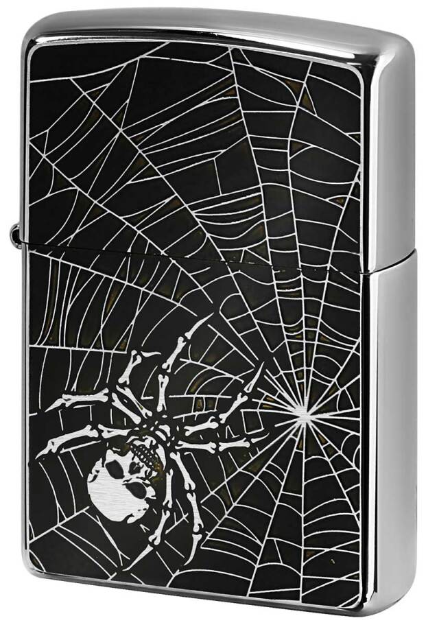 Zippo ジッポー Skull Spider スカルスパイダー 2FB-SKULL SPIDER メール便可