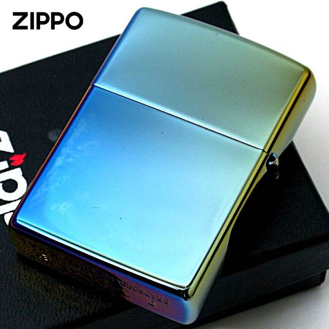 Zippo ジッポー ハート 薔薇 チタニュームコーティング レインボー