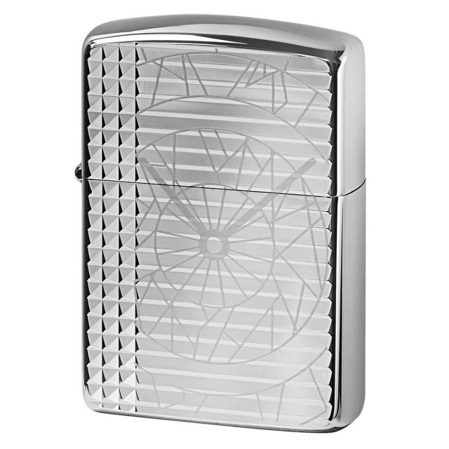 Zippo ジッポー アーマー ポリゴン クロック 時計 チタニューム Zippo ジッポー アーマー ポリゴン クロック 時計 チタニューム