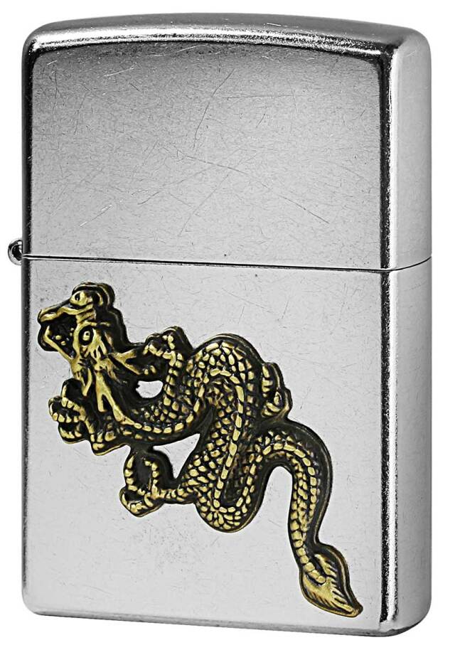 Zippo ジッポー Street Chrome Dragon Metal 207-DG メール便可｜Zippo