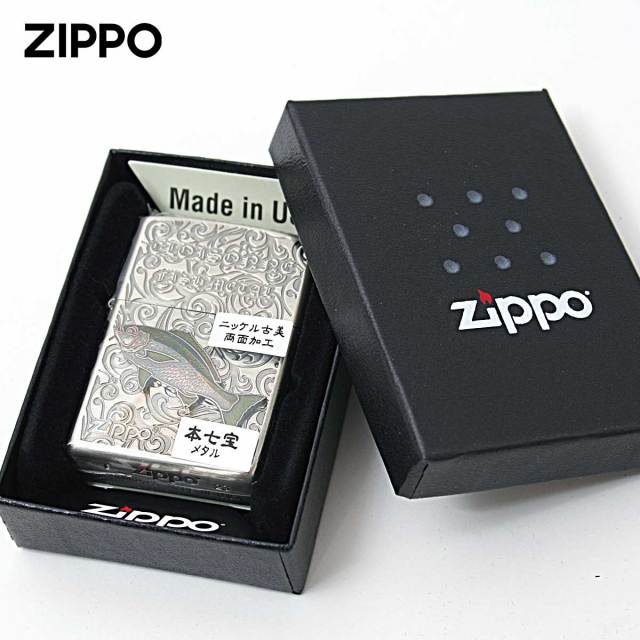 Zippo ジッポー イサキ ヴィンテージ 七宝メタル 海水魚 Vintage