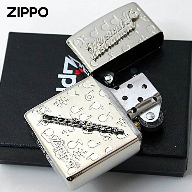 Zippo ジッポー オーボエ 楽器 メタル Musical instrumet White