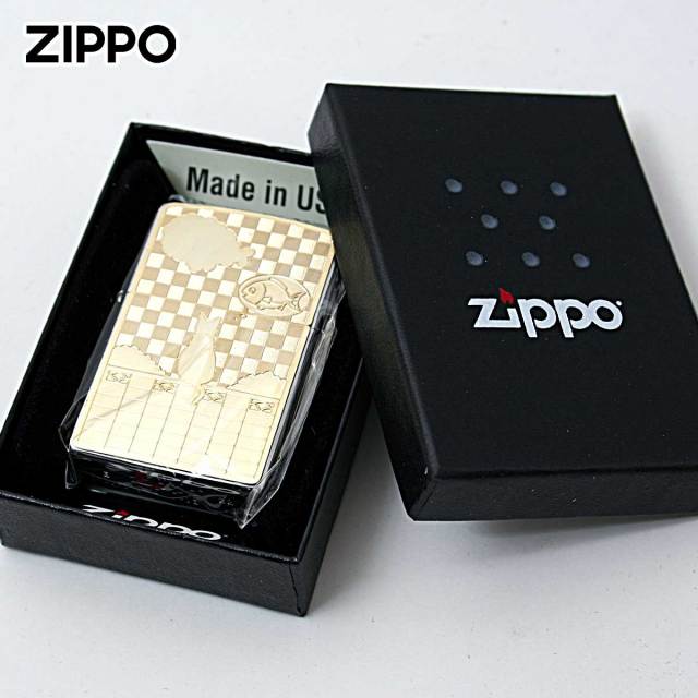 Zippo ジッポー ネコ 猫 Cat 雲 ＃200 ゴールドプレート ニッケル