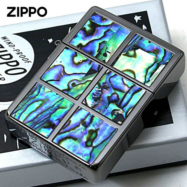 Zippo ジッポー 1935レプリカ シェル 貝 インレイ 象嵌 スクエア