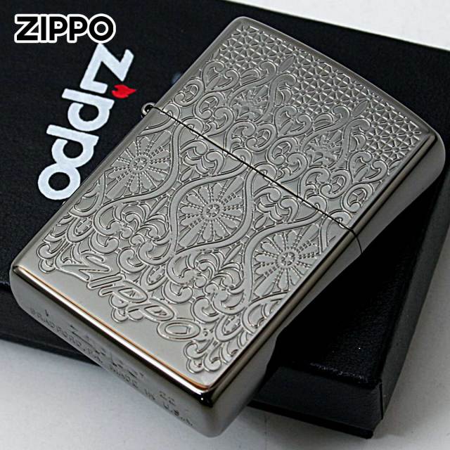 Zippo ジッポー ヨーロピアン レース グレー European Lace Titanium 