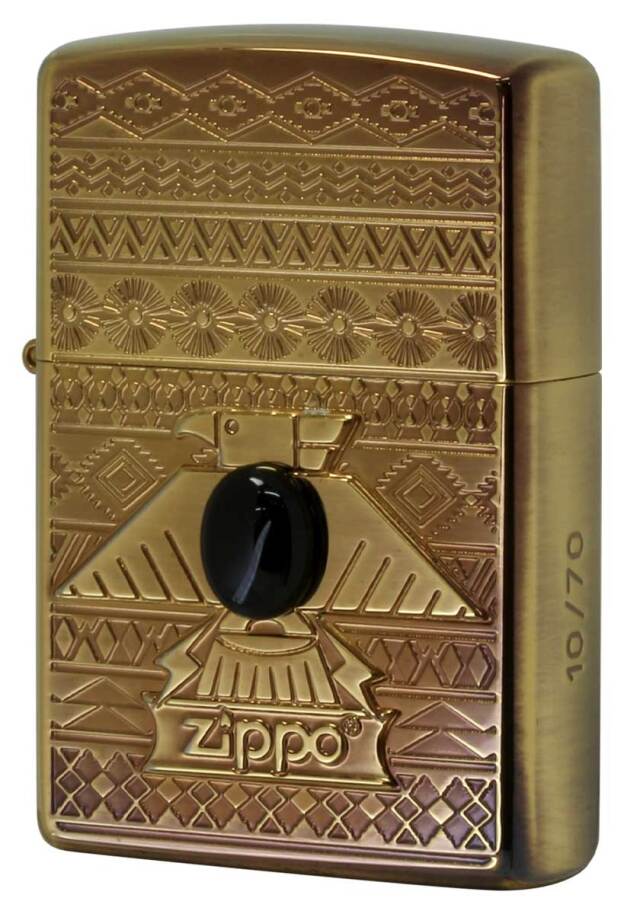 Zippo ジッポー 70個限定生産 Thunderbird サンダーバード BK Brass Oxidized