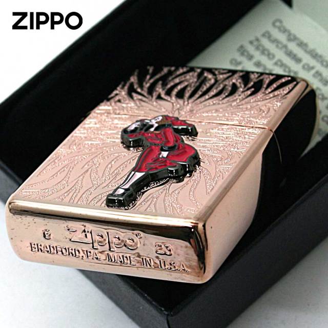 Zippo ジッポー ウィンディーメタル ローズピンク Windy Metal