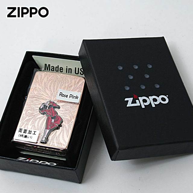 Zippo ジッポー ウィンディーメタル ローズピンク Windy Metal