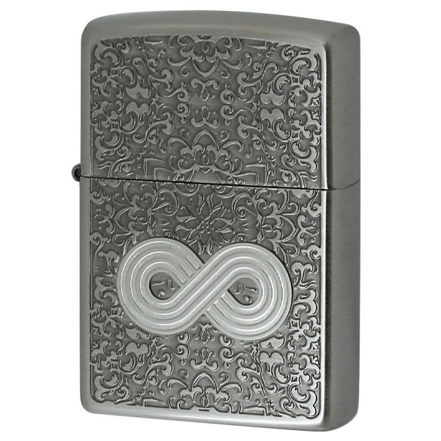 Zippo ジッポー 無限大 インフィニティ アンティークニッケル INFINITY Antique Nickel メール便可
