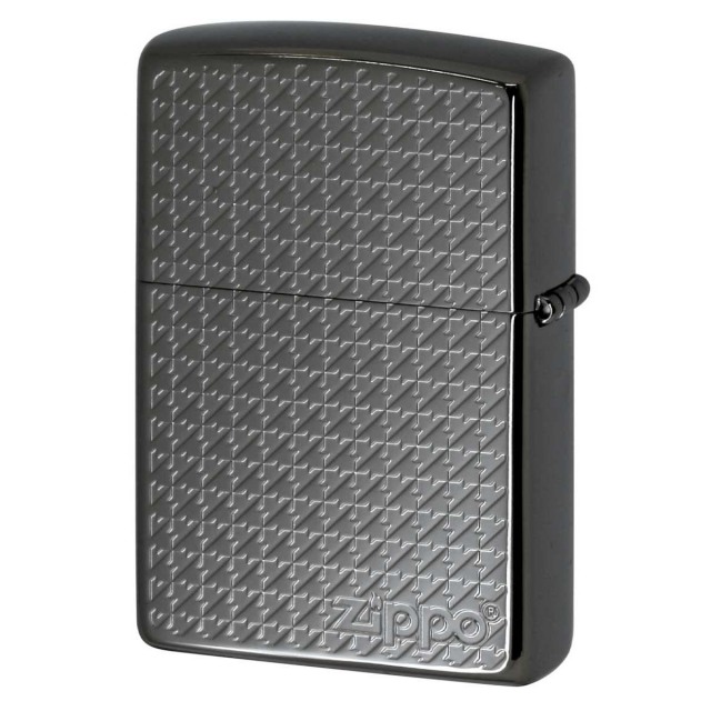 Zippo ジッポー 千鳥格子 チタニュームコーティング ブラック