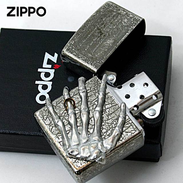 Zippo ジッポー エタニティリング メタル貼り アンティーク風