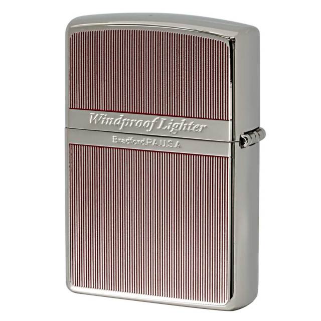 Zippo ジッポー シェル カラーライン 貝 両面加工 レッド SHELL