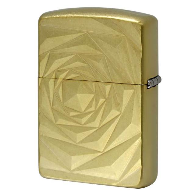 Zippo ジッポー アーマー ローズ 薔薇 バラ ブラス バレル加工