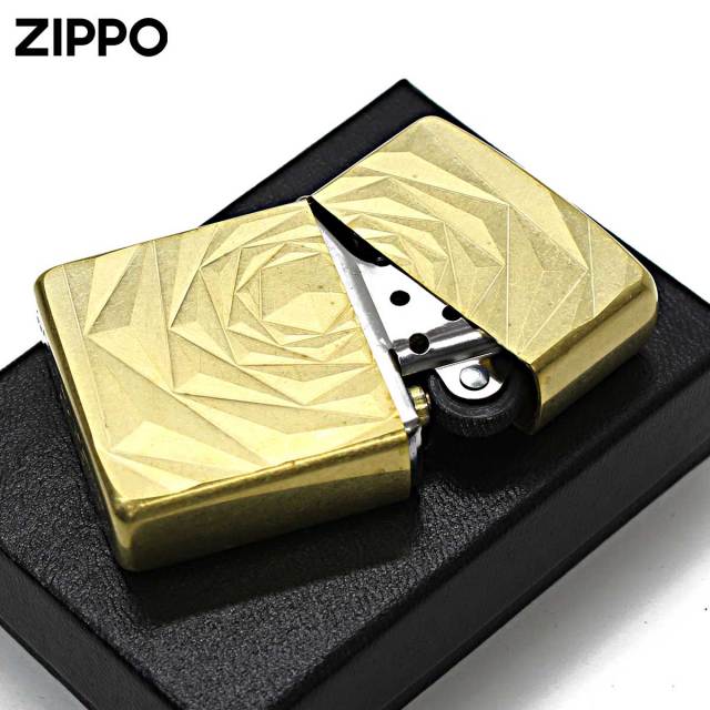 Zippo ジッポー アーマー ローズ 薔薇 バラ ブラス バレル加工